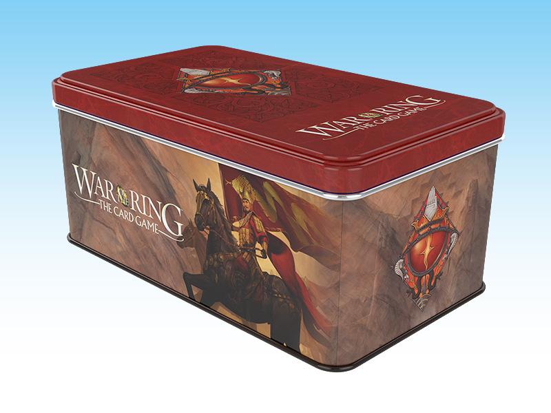 Shadow Card Box and Sleeves (Red Bannerman version): War of the Ring The Card Game [ Pre-order ]