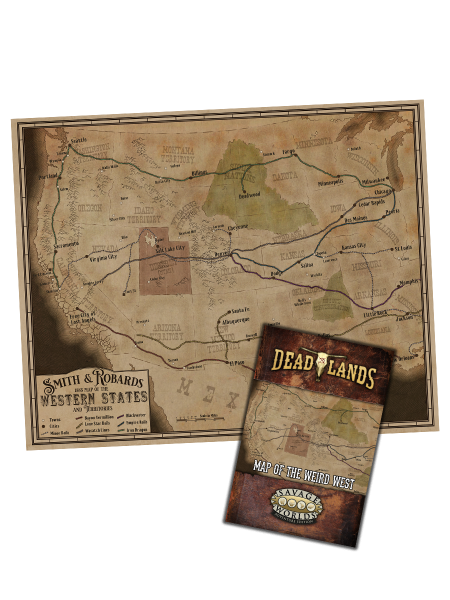 Deadlands: Map of the Weird West