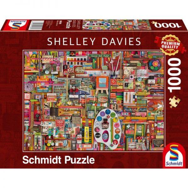 Shelley Davies: Vintage Art Supplies (1000pc)