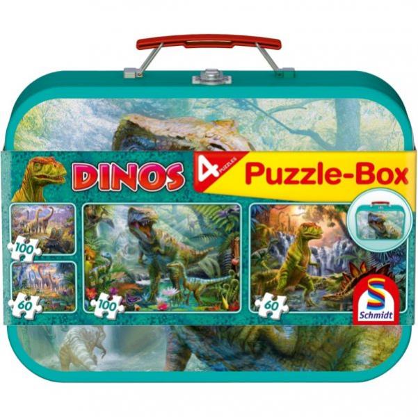 Dinosaurs Puzzle Box (2x60pc/2x100pc)