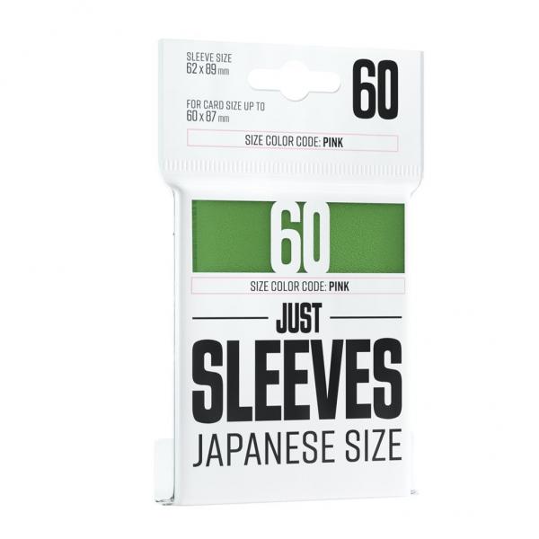 Gamegenic Just Sleeves: Japanese Size Green (60 ct.)