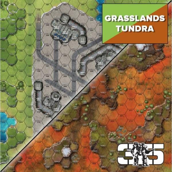 BattleTech Battle Mat: Grasslands / Tundra [ Pre-order ]