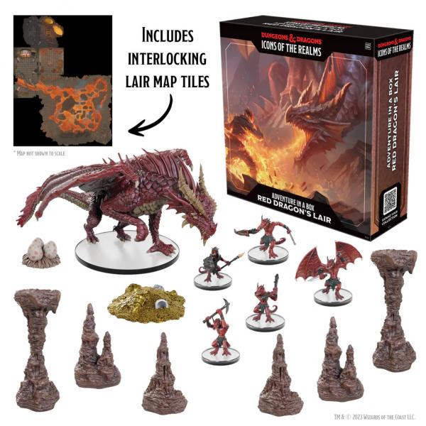 Adventure in a Box - Red Dragon's Lair: D&D Icons of the Realms [ Pre-order ]