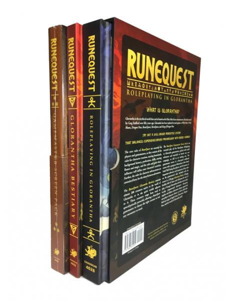 RuneQuest RPG Roleplaying in Glorantha: Deluxe Slipcase Set
