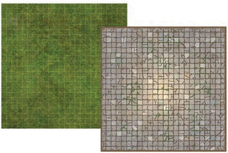 Battle Mat Board - Dungeon and Grass