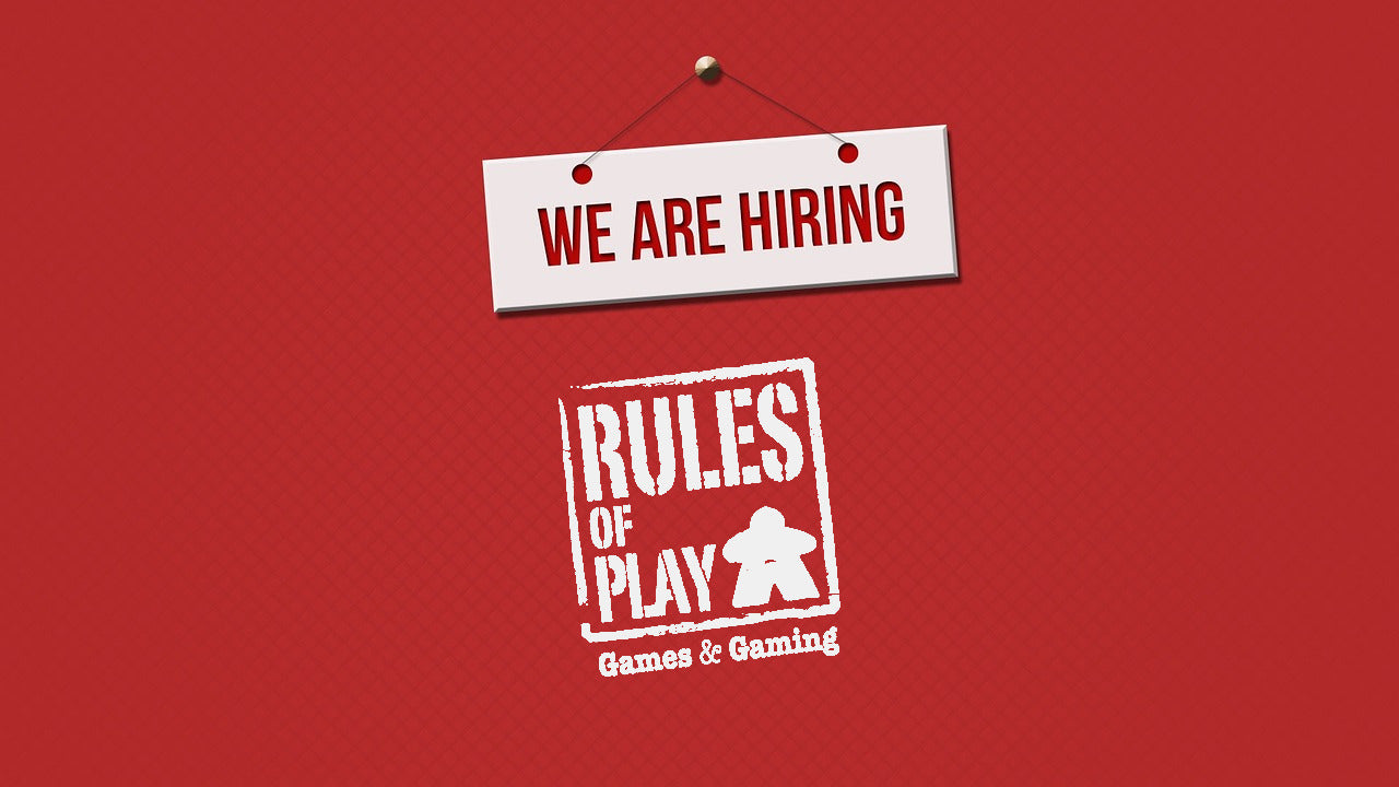 We're Hiring! Retail / Event Assistant @ Rules of Play Bristol
