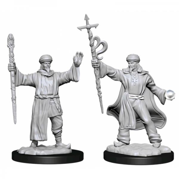 Human Wizard Male: D&D Nolzur's Marvelous Unpainted Miniatures (W13)
