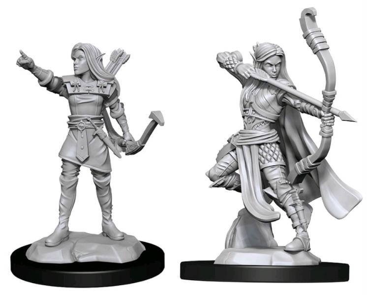 Elf Ranger Female: D&D Nolzur's Marvelous Unpainted Miniatures (W13)