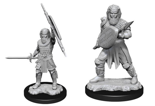Human Fighter Male: D&D Nolzur's Marvelous Unpainted Miniatures (W13)