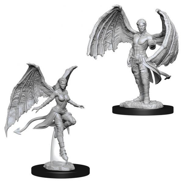 D&D Nolzur's Marvelous Unpainted Miniatures (W10): Succubus & Incubus