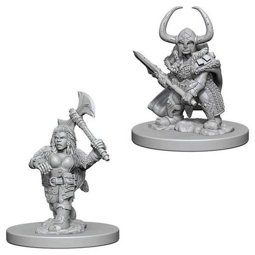 D&D Nolzur's Marvelous Unpainted Miniatures (W4): Dwarf Female Barbarian
