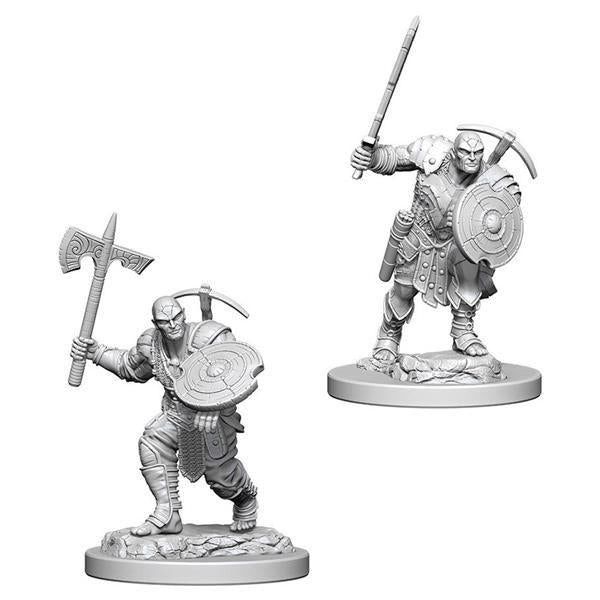 D&D Nolzur's Marvelous Unpainted Miniatures (W4): Earth Genasi Male Fighter