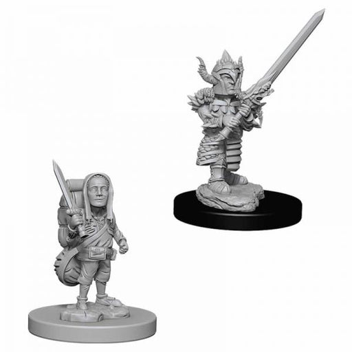 D&D Nolzur's Marvelous Unpainted Miniatures (W6): Halfling Male Fighter