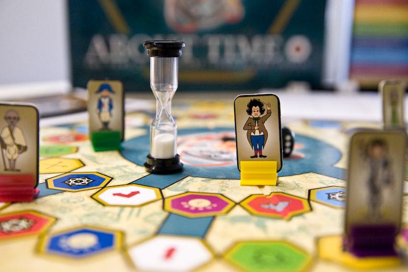 About Time board game board and turn timer