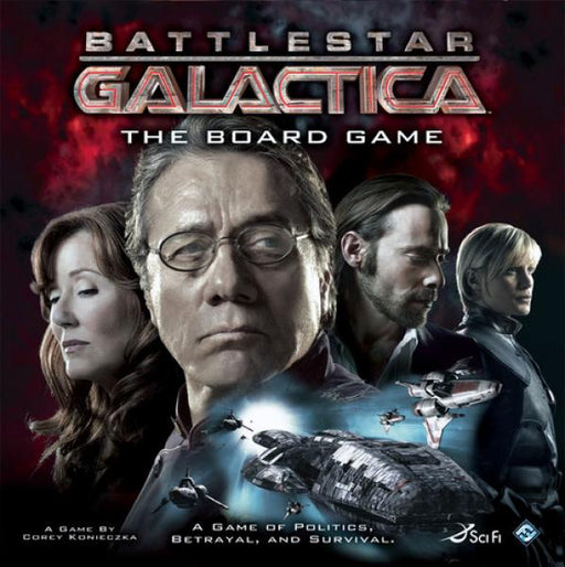 Battlestar Galactica board game front of box