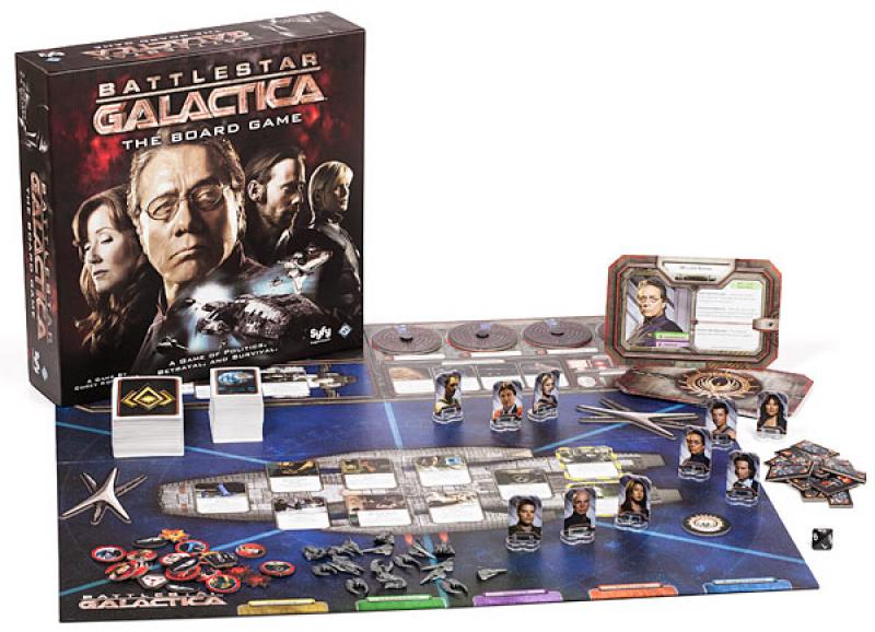 Battlestar Galactica board game pieces