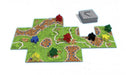 Carcassonne board game during gameplay