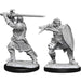 Human Paladin Male: D&D Nolzur's Marvelous Unpainted Miniatures (W14)