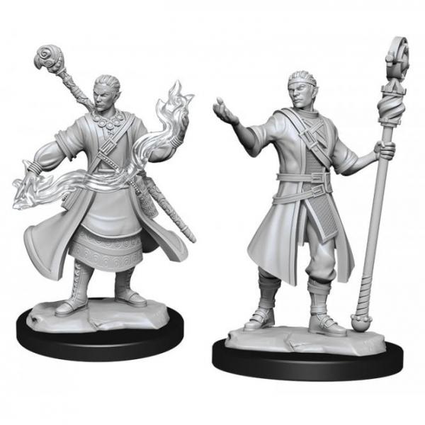 Half-Elf Wizard Male: D&D Nolzur's Marvelous Unpainted Miniatures (W14)