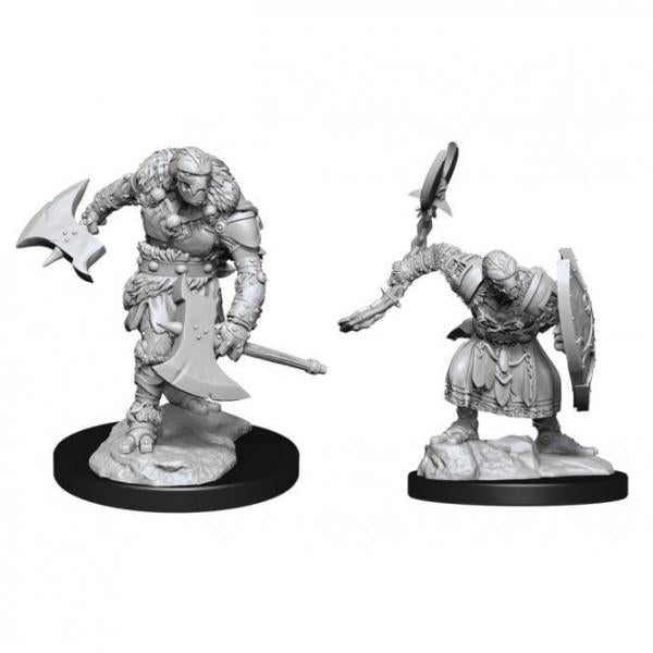 Warforged Barbarian: D&D Nolzur's Marvelous Unpainted Miniatures (W14)