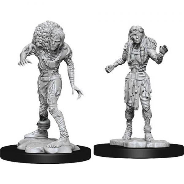 Drowned Assassin & Drowned Ascetic: D&D Nolzur's Marvelous Unpainted Miniatures (W14)