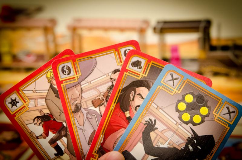 Colt Express board game cards