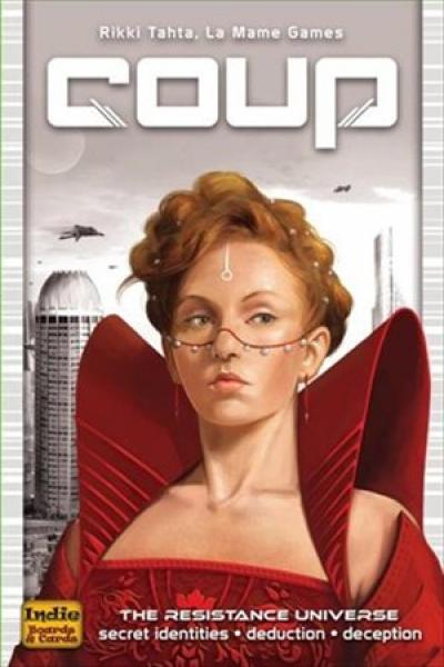 Coup board game front of box