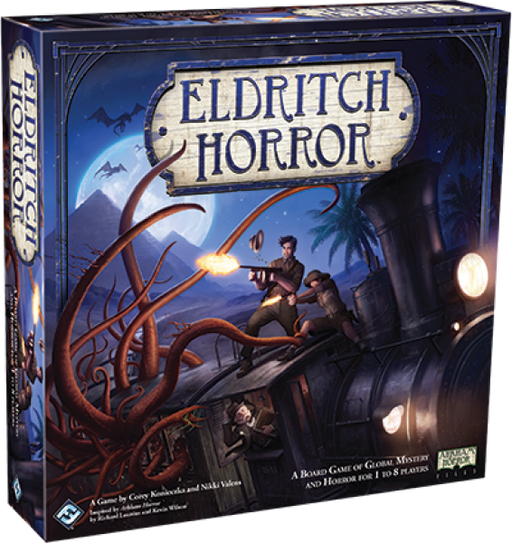 Eldritch Horror's more than moody box 