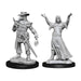 Plague Doctor & Cultist: WizKids Deep Cuts Unpainted Miniatures (W15)