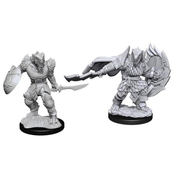 Dragonborn Fighter Male: D&D Nolzur's Marvelous Unpainted Miniatures (W15)