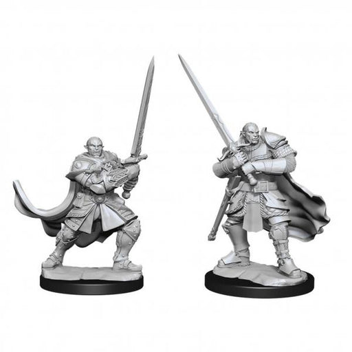 Half-Orc Paladin Male: D&D Nolzur's Marvelous Unpainted Miniatures (W15)