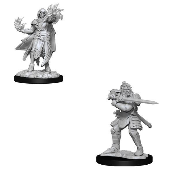 Hobgoblin Fighter Male&Hobgoblin Wizard Female: D&D Nolzur's Marvelous Miniatures (W15)