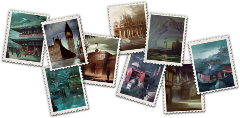 Eldritch Horror comes complete with some gruesome pieces