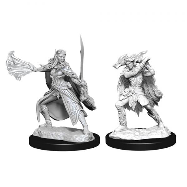 Winter Eladrin & Spring Eladrin: D&D Nolzur's Marvelous Unpainted Miniatures (W15)