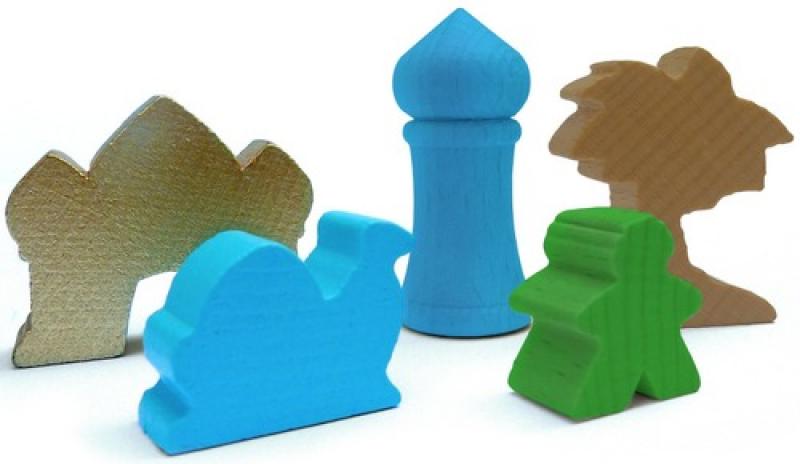 Five Tribes has some lovely wooden components