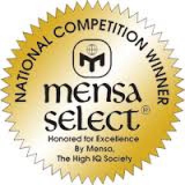 Forbidden Desert - one of its awards! The Mensa Select