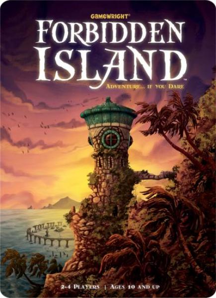Forbidden Island board game front of box