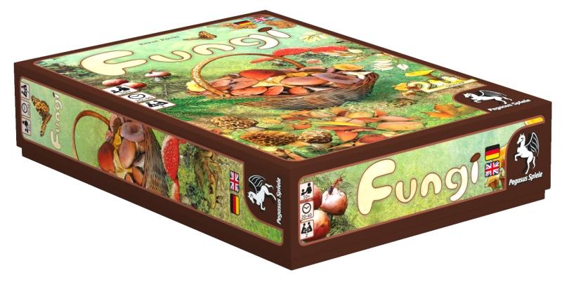 Fungi card game box and artwork