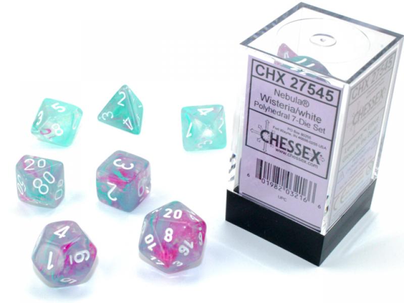 Nebula Wisteria/white Luminary 7-Die Set