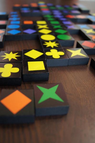 Qwirkle is a good family game
