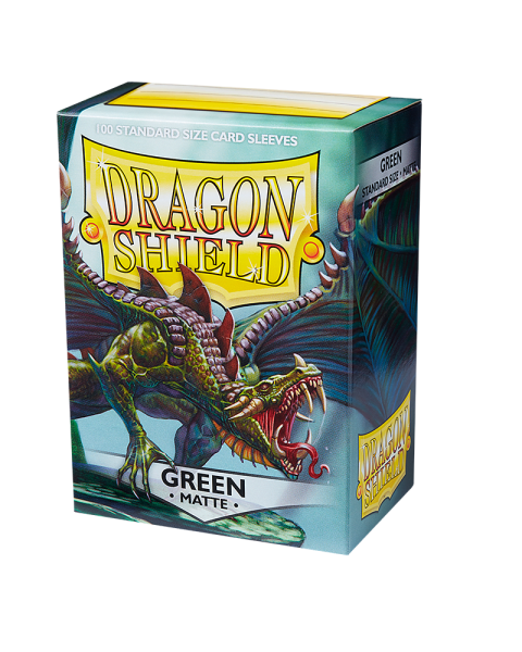 Dragon Shield Matte - Green (100 ct. in box)