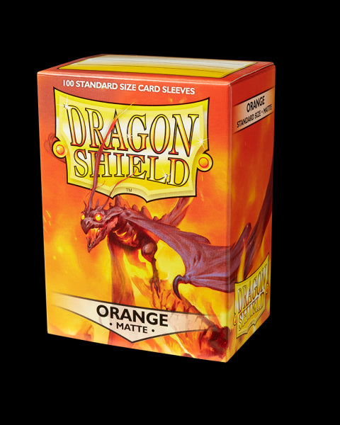 Dragon Shield Matte - Orange (100 ct. in box)