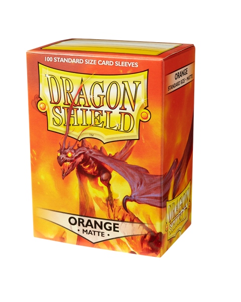 Dragon Shield Matte - Orange (100 ct. in box)