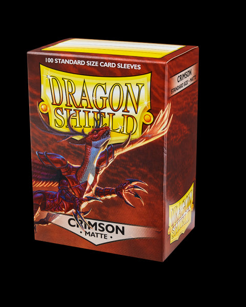 Dragon Shield Matte - Crimson (100 ct. in box)