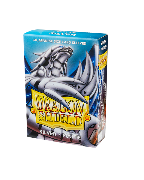 Dragon Shield Matte Japanese Size - Silver (60)