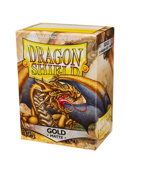 Dragon Shield Matte - Gold (100)