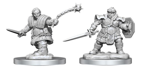 Dwarf Fighter Female: D&D Nolzur's Marvelous Unpainted Miniatures (W16)