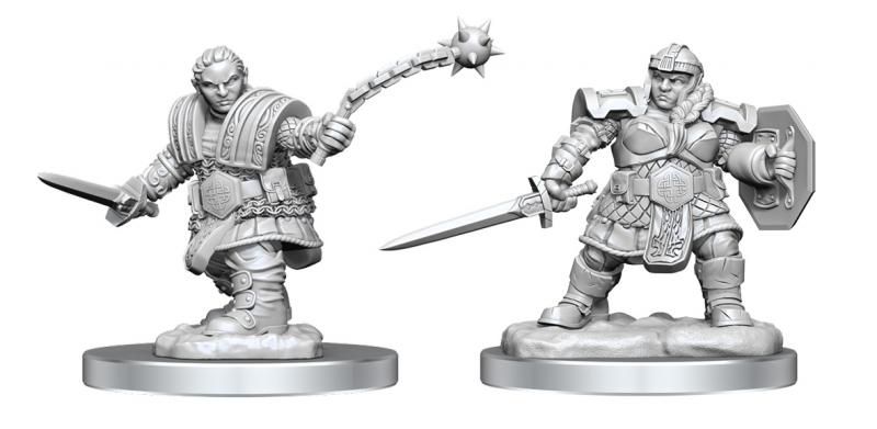 Dwarf Fighter Female: D&D Nolzur's Marvelous Unpainted Miniatures (W16)