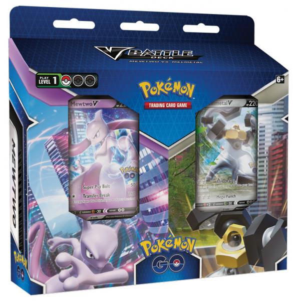 Pokemon TCG: Pokemon GO V Battle Deck Bundle Mewtwo vs Melmetal