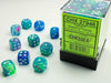 12mm D6 Dice Block (36): Festive Waterlily/White